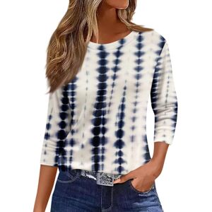 Unbranded (12, 015* Navy) Womens Tops 3/4 Length Sleeve Shirts Boho Floral Printed Tunic B Unbranded (12, 015* Navy) Womens Tops 3/4 Length Sleeve Shirts Boho Floral Printed Tunic B