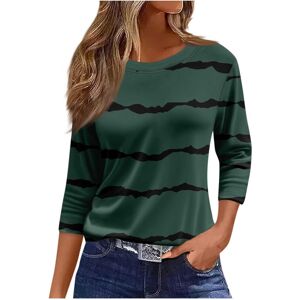 Unbranded (16, 012* Army Green) Womens Tops 3/4 Length Sleeve Shirts Boho Floral Printed T Unbranded (16, 012* Army Green) Womens Tops 3/4 Length Sleeve Shirts Boho Floral Printed T