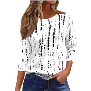 Unbranded (16, 014* Navy) Womens Tops 3/4 Length Sleeve Shirts Boho Floral Printed Tunic B Unbranded (16, 014* Navy) Womens Tops 3/4 Length Sleeve Shirts Boho Floral Printed Tunic B