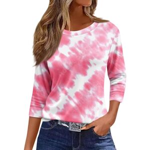 Unbranded (18, 016* Pink) Womens Tops 3/4 Length Sleeve Shirts Boho Floral Printed Tunic B Unbranded (18, 016* Pink) Womens Tops 3/4 Length Sleeve Shirts Boho Floral Printed Tunic B