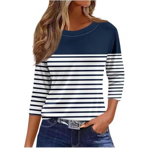 Unbranded (22, 010* Navy) Womens Tops 3/4 Length Sleeve Shirts Boho Floral Printed Tunic B Unbranded (22, 010* Navy) Womens Tops 3/4 Length Sleeve Shirts Boho Floral Printed Tunic B