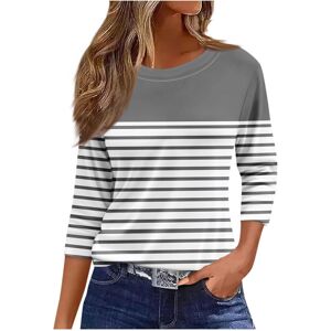 Unbranded (8, 011* Gray) Womens Tops 3/4 Length Sleeve Shirts Boho Floral Printed Tunic Bl Unbranded (8, 011* Gray) Womens Tops 3/4 Length Sleeve Shirts Boho Floral Printed Tunic Bl