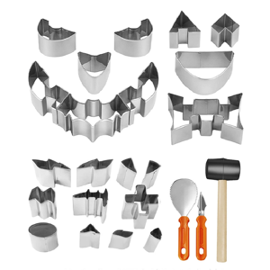 Unbranded 24-piece pumpkin carving mold set Halloween Pumpkin Carving Kit Unbranded 24-piece pumpkin carving mold set Halloween Pumpkin Carving Kit