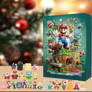 Unbranded (Mario B) Super Mario Bros Advent Calendar 24 Days Xmas Countdown Gifts Box 24pc Unbranded (Mario B) Super Mario Bros Advent Calendar 24 Days Xmas Countdown Gifts Box 24pc