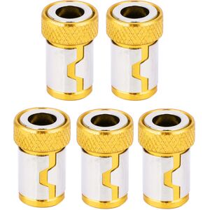 Unbranded 5Pcs Screwdriver Magnetic Ring Anti Slip Aluminum Unbranded 5Pcs Screwdriver Magnetic Ring Anti Slip Aluminum