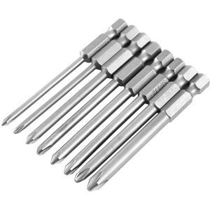 Unbranded 8pcs 75mm 1/4" Shank Magnetic Long Hex Cross Head Unbranded 8pcs 75mm 1/4" Shank Magnetic Long Hex Cross Head