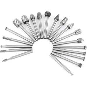 Unbranded 20pcs High Speed Steel Burrs Rotary Files Unbranded 20pcs High Speed Steel Burrs Rotary Files