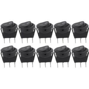 Unbranded 10pcs 23mm Mini Rocker Switches 3Pin 2Position Unbranded 10pcs 23mm Mini Rocker Switches 3Pin 2Position