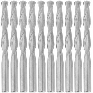 Unbranded 10pcs 2 Flute Spiral Router Bit for Wood CNC End Unbranded 10pcs 2 Flute Spiral Router Bit for Wood CNC End
