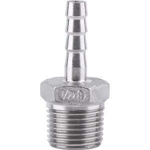 Unbranded Stainless Steel 304 Male thread Pipe Fitting Barb Unbranded Stainless Steel 304 Male thread Pipe Fitting Barb