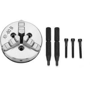 Unbranded SANOU K01-80B 3-Jaw Manual Self Centering Lathe Unbranded SANOU K01-80B 3-Jaw Manual Self Centering Lathe