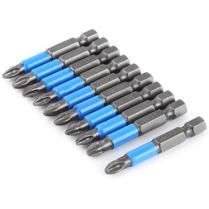 Unbranded 10Pcs/Set S2 PH2 50mm Hex Magnetic Anti Slip Unbranded 10Pcs/Set S2 PH2 50mm Hex Magnetic Anti Slip