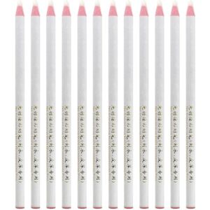 Unbranded 12 Pieces Tailors Pencils White No Sharpening Sewing Marking Pencils for Fabric Unbranded 12 Pieces Tailors Pencils White No Sharpening Sewing Marking Pencils for Fabric