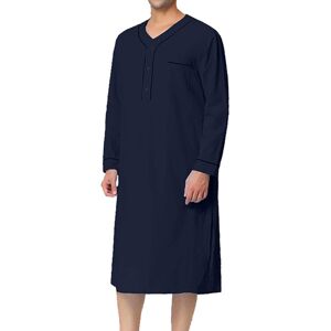 Unbranded (XL, 001* Blue) Men's Kaftan Thobe Long Sleeve Muslim Robe Casual Button Up Kaft Unbranded (XL, 001* Blue) Men's Kaftan Thobe Long Sleeve Muslim Robe Casual Button Up Kaft
