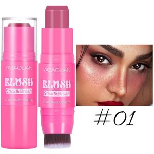 Unbranded (1) Hot Blush Stick With Brush To Modify Contour Waterproof Contouring Blush Unbranded (1) Hot Blush Stick With Brush To Modify Contour Waterproof Contouring Blush