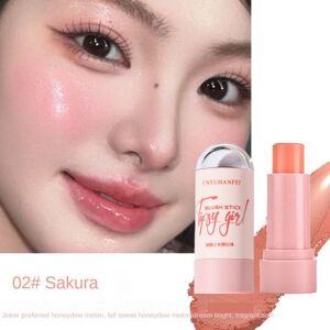 Unbranded (color02) Hot Color-developing Three-dimensional Monochrome Blush Cream Matte Unbranded (color02) Hot Color-developing Three-dimensional Monochrome Blush Cream Matte