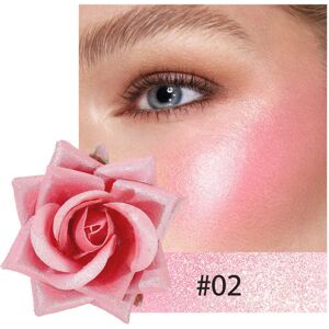 Unbranded (color02) 1pc 3D Three-dimensional Rose Highlight Blush Naturally Enhances Unbranded (color02) 1pc 3D Three-dimensional Rose Highlight Blush Naturally Enhances