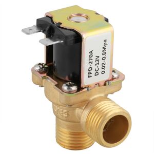 Unbranded DC 12V DN15 G1/2 Brass Electric Solenoid Valve Unbranded DC 12V DN15 G1/2 Brass Electric Solenoid Valve