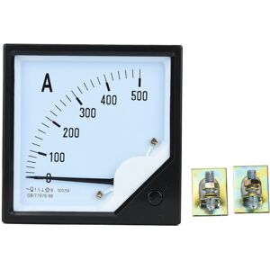 Unbranded Square Panel Ammeter Gauge 500A Class 1.5 Accuracy Unbranded Square Panel Ammeter Gauge 500A Class 1.5 Accuracy