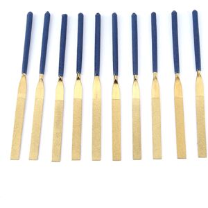 Unbranded 10Pcs High Wear resistant Diamond Flat Files Unbranded 10Pcs High Wear resistant Diamond Flat Files