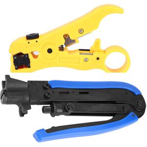 Unbranded 2PCS Coaxial Connectors Coax Cable Crimper Unbranded 2PCS Coaxial Connectors Coax Cable Crimper
