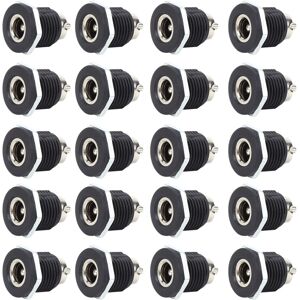 Unbranded 20Pcs Power Supply Female Jack Socket Panel Mount Unbranded 20Pcs Power Supply Female Jack Socket Panel Mount