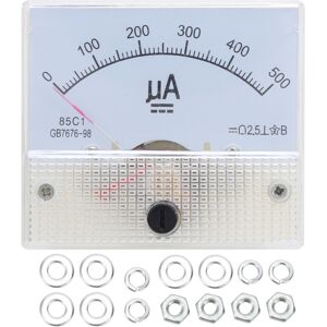 Unbranded 85C1 DC 0~500UA ABS Pointer Ammeter Ampere Meter Unbranded 85C1 DC 0~500UA ABS Pointer Ammeter Ampere Meter