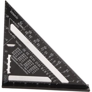 Unbranded Black Triangular Ruler Woodworking Aluminum Right Unbranded Black Triangular Ruler Woodworking Aluminum Right