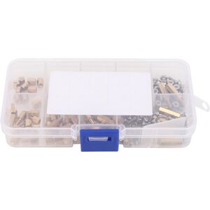 Unbranded 180pcs M2.5 Brass Standoff Spacer Pillar Nut Unbranded 180pcs M2.5 Brass Standoff Spacer Pillar Nut