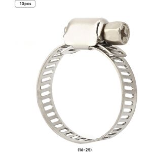 Unbranded Adjustable Screw Band Hose Clamps Stainless Steel Unbranded Adjustable Screw Band Hose Clamps Stainless Steel