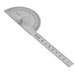 Unbranded Stainless Steel 180 Degree Protractor Rotary Angle Unbranded Stainless Steel 180 Degree Protractor Rotary Angle