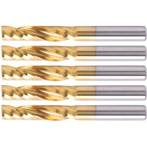 Unbranded 5pcs Professional CNC End Mill Metal Spiral Router Unbranded 5pcs Professional CNC End Mill Metal Spiral Router