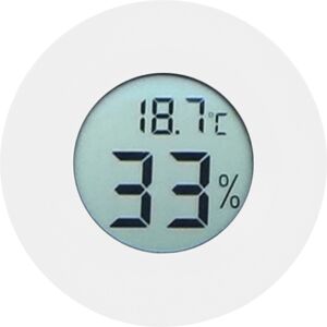 Unbranded Mini Circular Embedded Digital LCD Thermometer Unbranded Mini Circular Embedded Digital LCD Thermometer