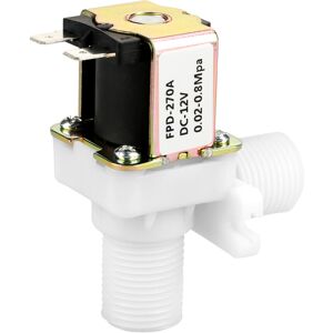 Unbranded DC 12V DN15 G1/2 Plastic Electromagnetic Valve Unbranded DC 12V DN15 G1/2 Plastic Electromagnetic Valve