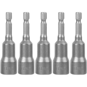 Unbranded 5pcs Magnetic Hex Socket Tool Steel Electric Unbranded 5pcs Magnetic Hex Socket Tool Steel Electric