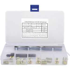 Unbranded 12PCS M8 x 1.25 Thread Repair Kit Self Tapping Unbranded 12PCS M8 x 1.25 Thread Repair Kit Self Tapping