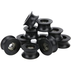 Unbranded 10Pcs Roller Bearing Deep UShaped Groove Nylon Unbranded 10Pcs Roller Bearing Deep UShaped Groove Nylon