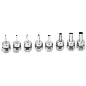 Unbranded 8 Pcs Stainless Steel Hot Air Gun Nozzle Heat Unbranded 8 Pcs Stainless Steel Hot Air Gun Nozzle Heat