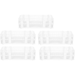 Unbranded 5Set Plastic Test Tube Rack 90 Holes Sample Bottle Unbranded 5Set Plastic Test Tube Rack 90 Holes Sample Bottle