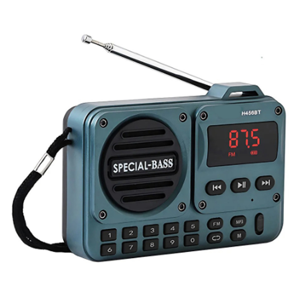 Unbranded Rechargeable Portable Digital FM Radio with LED Display Blue Unbranded Rechargeable Portable Digital FM Radio with LED Display Blue