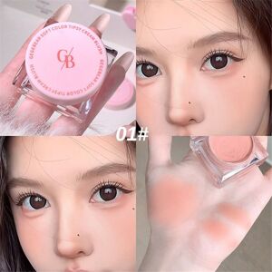 Unbranded (color01) New Tipsy Blush Cream Naturally Fits The Skin And Lasts For A Long Tim Unbranded (color01) New Tipsy Blush Cream Naturally Fits The Skin And Lasts For A Long Tim