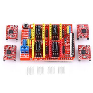 Unbranded CNC Shield Expansion Board 4Pcs A4988 Stepper Unbranded CNC Shield Expansion Board 4Pcs A4988 Stepper