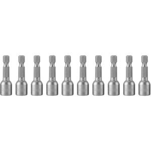 Unbranded 10pcs/set 1/4" Shank Metric Hex Socket Magnetic Unbranded 10pcs/set 1/4" Shank Metric Hex Socket Magnetic