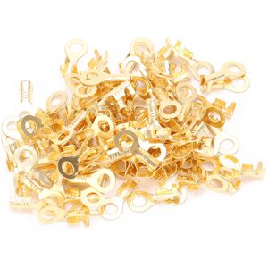 Unbranded 100PCs Lug Ring Terminals Brass Cold Pressed Cable Unbranded 100PCs Lug Ring Terminals Brass Cold Pressed Cable