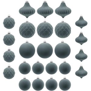 Unbranded (B) Novelty Festive Christmas Decorations Velvet Christmas Balls 25pcs Flocked C Unbranded (B) Novelty Festive Christmas Decorations Velvet Christmas Balls 25pcs Flocked C