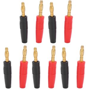 Unbranded 5Set U17 4mm Banana Plug GoldPlated Flame Unbranded 5Set U17 4mm Banana Plug GoldPlated Flame