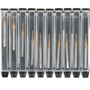 Unbranded 10pcs M1.3 x 0.3 HSS Screw Tap Drill Bit Coating Unbranded 10pcs M1.3 x 0.3 HSS Screw Tap Drill Bit Coating