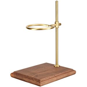 Unbranded Detachable Walnut & Copper Pour Over Coffee Dripper Stand - Adjustable & Rotatab Unbranded Detachable Walnut & Copper Pour Over Coffee Dripper Stand - Adjustable & Rotatab