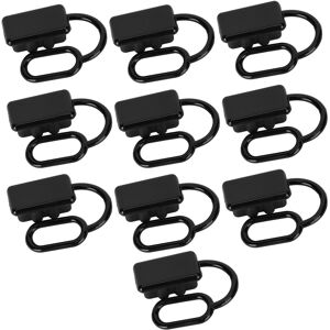 Unbranded 10Pcs Dust Cap Plastic Connector Black Small Unbranded 10Pcs Dust Cap Plastic Connector Black Small