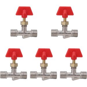 Unbranded 5 Pcs Needle Valve 1/4in Float Ball Valve Unbranded 5 Pcs Needle Valve 1/4in Float Ball Valve
